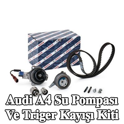 BOSCH Su pompası ve triger kayışı kiti Diş Sayısı: 145, Width: 25mm — Audi A4