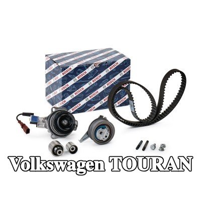 BOSCH مجموعة مضخة المياه وحزام التوقيت عدد الأسنان: 145, Width: 25mm — Volkswagen Touran