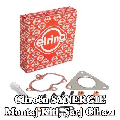 ELRING Montaj Kiti, conta/sızdırmazlık elemanları ile şarj cihazı, cıvata/vida ile — Citroën Synergie