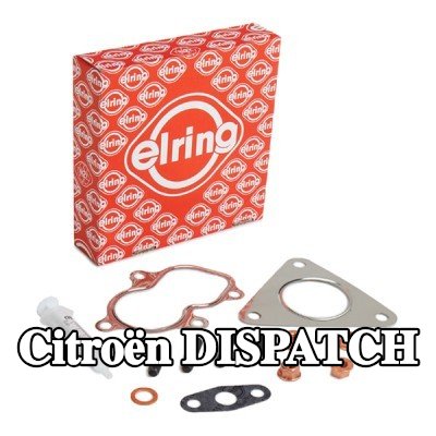 ELRING مجموعة التثبيت, الشاحن مع الحشيات/الأختام, مع مسامير/براغي — 2000 Citroën Dispatch