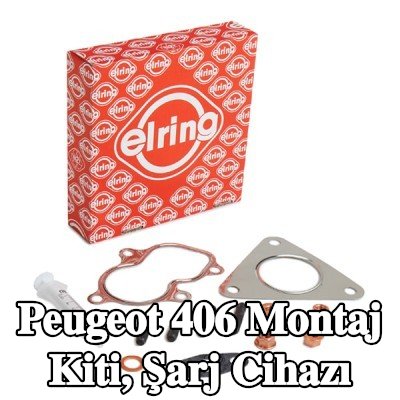 ELRING Montaj Kiti, conta/sızdırmazlık elemanları ile şarj cihazı, cıvata/vida ile — 1997 Peugeot 406