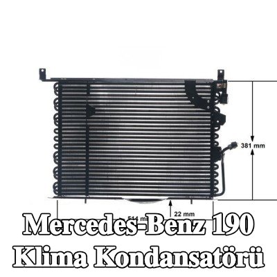 MAHLE Kurutucusuz klima kondansatörü — Mercedes-Benz 190