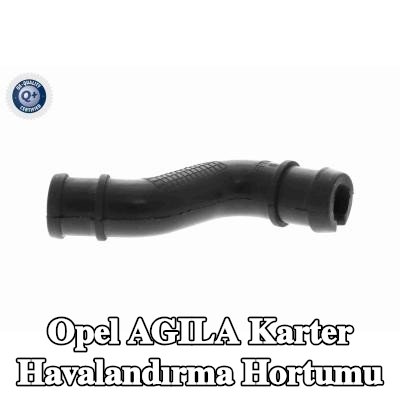 VAICO Krank gövdesi havalandırma hortumu Alt, silindir bloğundan yağ ayırıcısına — Opel Agila