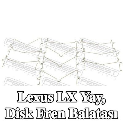 FEBEST Yay, disk fren balatası — Lexus Lx