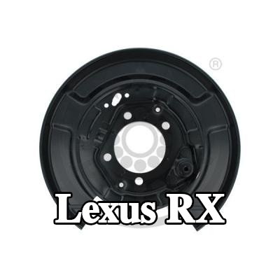 OPTIMAL لوحة دعم قرص الفرامل للمحور الخلفي الأيسر — Lexus Rx