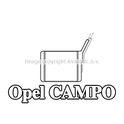 PRASCO شبكة التسخين — Opel Campo