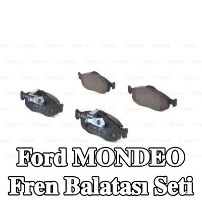 BOSCH Fren balatası seti 18mm, gıcırtı önleyici plaka ile, piston klipsli — 2000 Ford Mondeo
