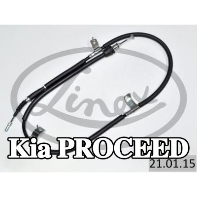 LINEX كابل، فرامل الخدمة — Kia Proceed