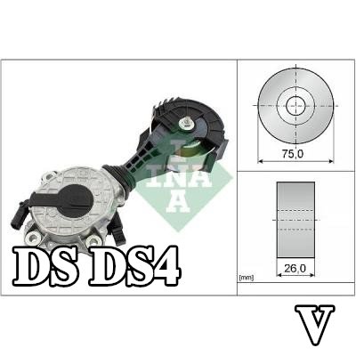 INA ذراع الموتر، الحزام المضلع على شكل V — DS Ds4