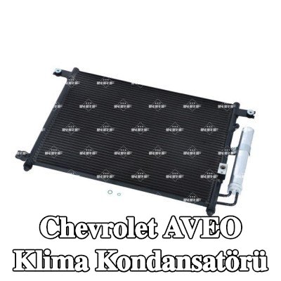 NRF Klima kondansatörü EASY FIT, kurutuculu, conta halkası ile, azot dolgulu — 2003 Chevrolet Aveo
