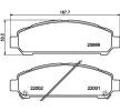 HELLA Fren balatası seti 18, 7mm — Toyota Venza (4)