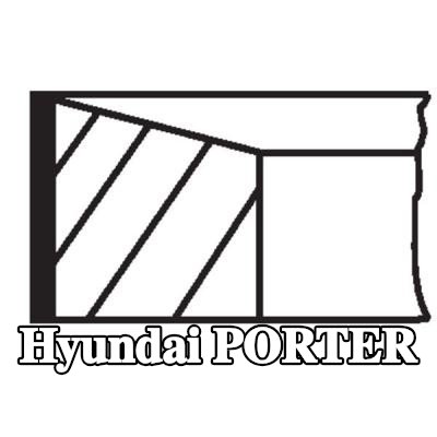 MAHLE مجموعة حلقات المكبس — Hyundai Porter