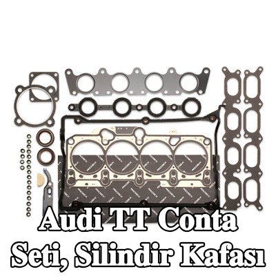 RIDEX Conta seti, eksantrik mili contalı silindir kapağı, silindir kafası contası ile, valf gövdesi contalı — 2002 Audi Tt