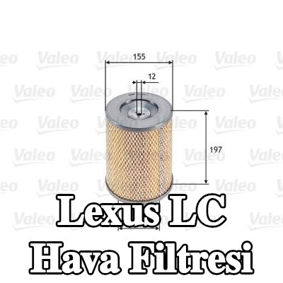 VALEO Hava filtresi — Lexus Lc