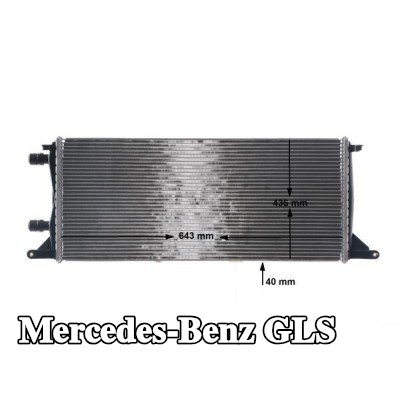 MAHLE مبرد درجات الحرارة المنخفضة، المبرد البيني — Mercedes-Benz Gls