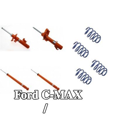 KONI مجموعة التعليق, الزنبركات اللولبية / ممتصات الصدمات للمحور الأمامي, المحور الخلفي — Ford C-max