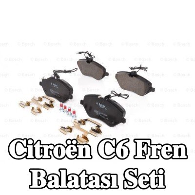BOSCH Fren balatası seti 18, 4mm, gıcırtı önleyici plaka ile, cıvata/vida ile, aksesuarlarla, yaylı — Citroën C6