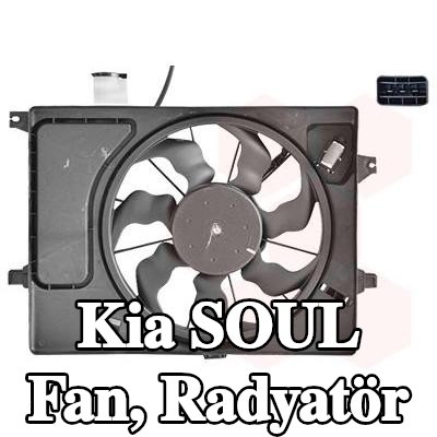 VAN WEZEL Fan, radyatör — 2015 Kia Soul