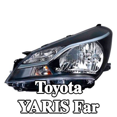HELLA Far Sol, H4, W21/5W, WY21W, far seviyeleme motorlu — 2016 Toyota Yaris