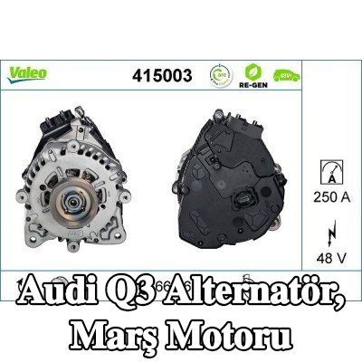 VALEO Alternatör, marş motoru — Audi Q3