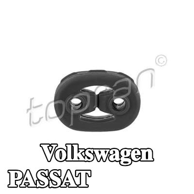 TOPRAN حامل، كاتم الصوت — Volkswagen Passat
