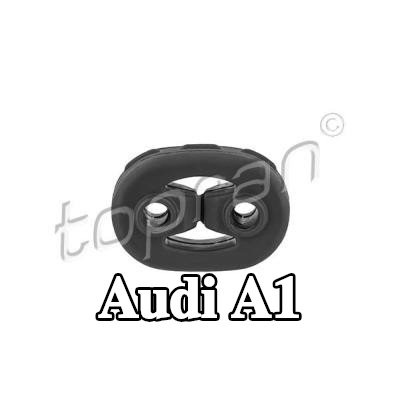 TOPRAN حامل، كاتم الصوت — Audi A1