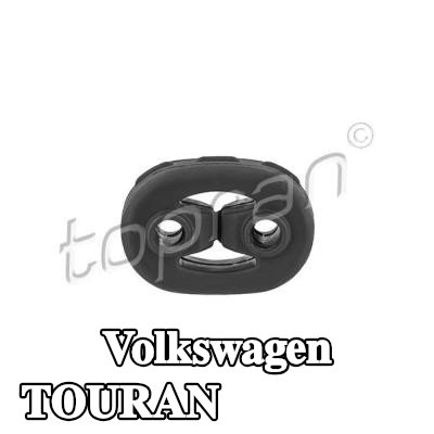 TOPRAN حامل، كاتم الصوت — Volkswagen Touran