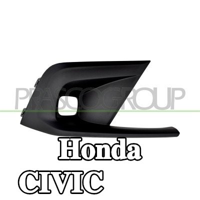 PRASCO شبكة المصد الأمامي الأيمن, مع فتحة (فتحات) لمصابيح الضباب — Honda Civic