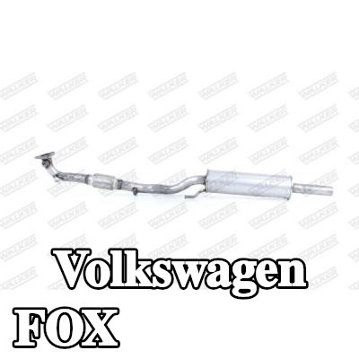 WALKER كاتم الصوت الأوسط 1400mm, بدون قطع التثبيت — Volkswagen Fox