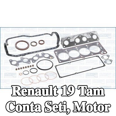 AJUSA Tam Conta Seti, silindir kapağı contalı motor, valf gövdesi contalı — 1997 Renault 19