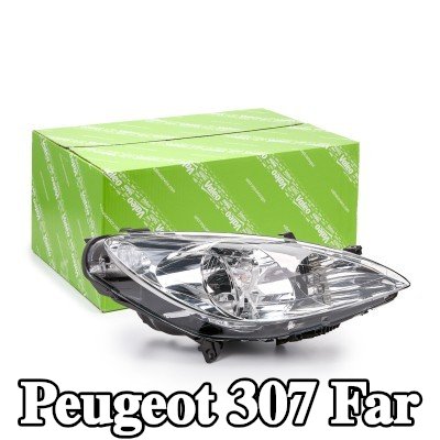 VALEO Far ORİJİNAL PARÇA, Sağ, H1, H7, W5W, far seviyeleme motorlu, Gösterge Rengi: şeffaf — 2002 Peugeot 307