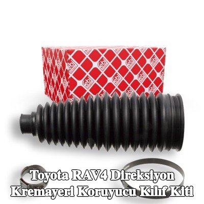 FEBI BILSTEIN Sol ön aks direksiyon kremayeri kılıfı kiti, kelepçeli — 2012 Toyota Rav4