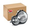VAN WEZEL Far Sol, H7/H7, far seviyeleme motoru olmadan, Lens Rengi (yön göstergesi): beyaz — 2002 Mercedes-Benz C-Class (1)