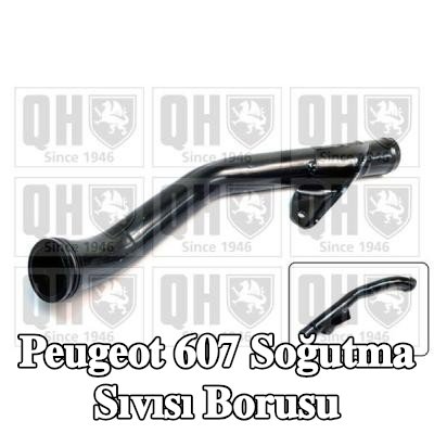 QUINTON HAZELL Soğutma suyu borusu Motor Bloğu — Peugeot 607