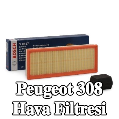 BOSCH Ön filtre içermeyen hava filtresi — Peugeot 308
