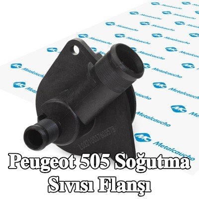 Metalcaucho Conta/sızdırmazlık elemanı ile birlikte soğutma suyu flanşı, termostat olmadan — Peugeot 505