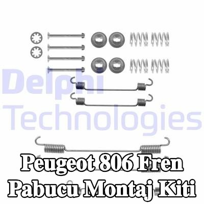 DELPHI Fren pabucu montaj kiti — Peugeot 806