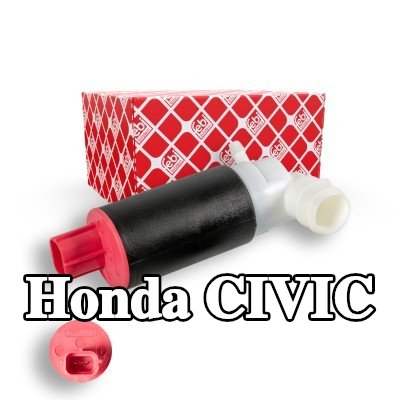 FEBI BILSTEIN مضخة غسيل الزجاج الأمامي 12V, مع حلقة مانعة للتسرب — 2000 Honda Civic