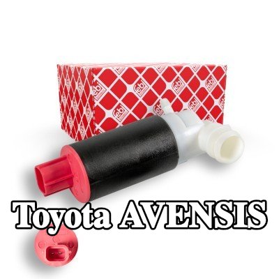 FEBI BILSTEIN مضخة غسيل الزجاج الأمامي 12V, مع حلقة مانعة للتسرب — 2000 Toyota Avensis