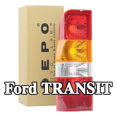 ABAKUS المصباح الخلفي الأيسر, بدون لمبة, بدون حامل لمبة — 2000 Ford Transit