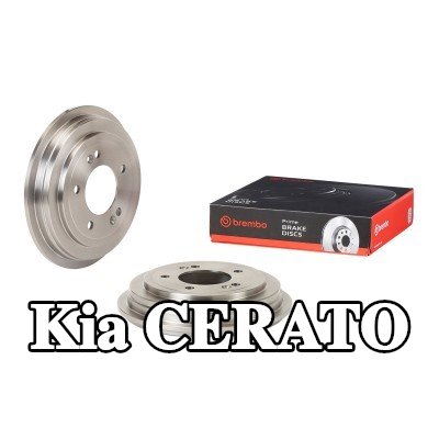 BREMBO أسطوانة الفرامل 203, 3mm, بدون مجموعة محامل العجلات — Kia Cerato