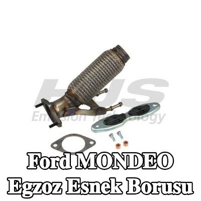 HJS Egzoz esnek borusu Çıkış, sabitleme malzemesi ile — Ford Mondeo