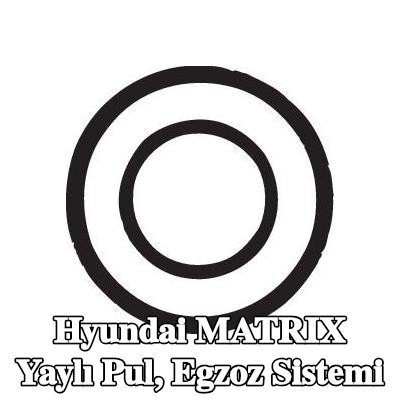 BOSAL Yaylı pul, egzoz sistemi — Hyundai Matrix