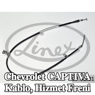 LINEX Kablo, hizmet freni — 2006 Chevrolet Captiva