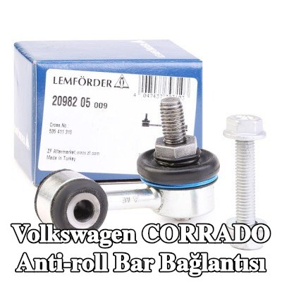LEMFÖRDER Ön aks sol anti-roll bar bağlantısı, Ön Aks Sağ, aksesuarlarla — Volkswagen Corrado