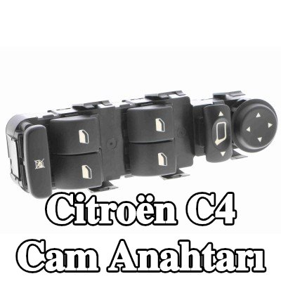 VEMO Sürücü tarafı cam anahtarı — 2004 Citroën C4