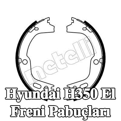 METELLI El freni pabuçları — Hyundai H350