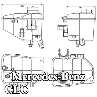 MAHLE خزان تمدد سائل التبريد بدون غطاء — Mercedes-Benz Clc