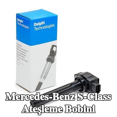 DELPHI Ateşleme bobini 3 pimli konektör, 12V — Mercedes-Benz S-Class