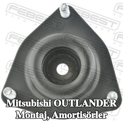 FEBEST Montaj, amortisörler Ön Aks — Mitsubishi Outlander